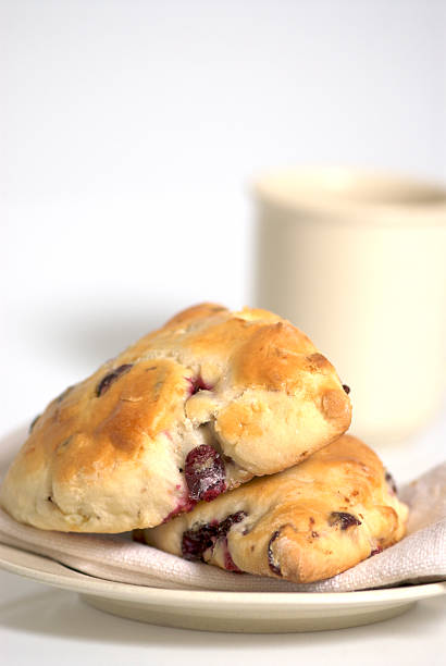 istock baked cranberry scones on plate 140466995