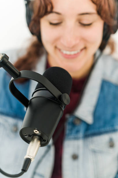 istock Up Close Podcast Recording 1404670410