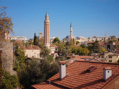 Yivli minaret, travel to turkey, old town Kaleci. discover interesting places and popular attractions and walks