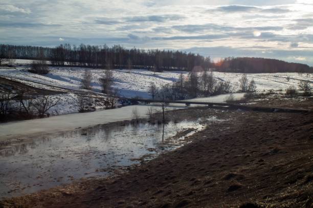 istock the bank of a small river in early spring 1404673878