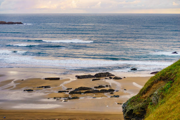 istock Asturias coast with Carniciega beach in Spain. 1404674699