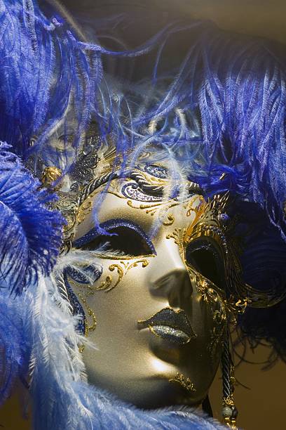 istock mask in blue and gold 140467523