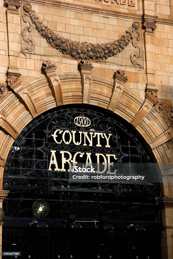 Comté de Arcade Victoria quartier de Leeds - Photo de Leeds libre de droits