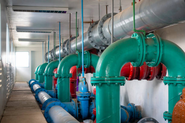 istock Water Pipeline in Water Treatment Plant 1404679214
