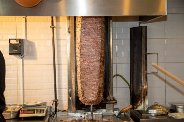 istock View Of Donor Kebab Machine At Restaurant 1404683091