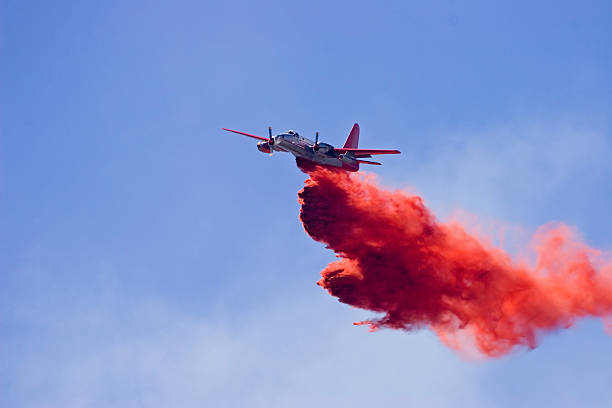 red cloud - fire retardant ストックフォトと画像