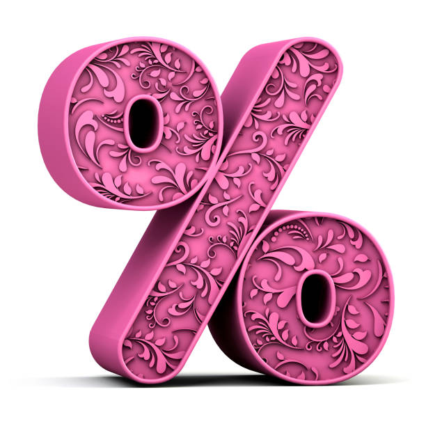 istock 3d floral symbol isolated on white background. 3d illustration. 1404686709
