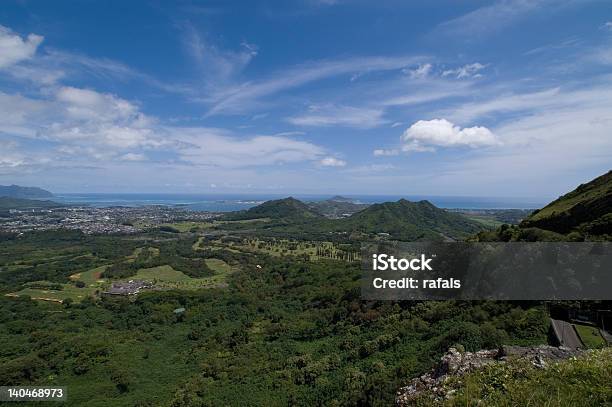 Photo libre de droit de Pali Lookout Vue 5 banque d'images et plus d'images libres de droit de Activité de loisirs - Activité de loisirs, Colline, Fonds de nuage