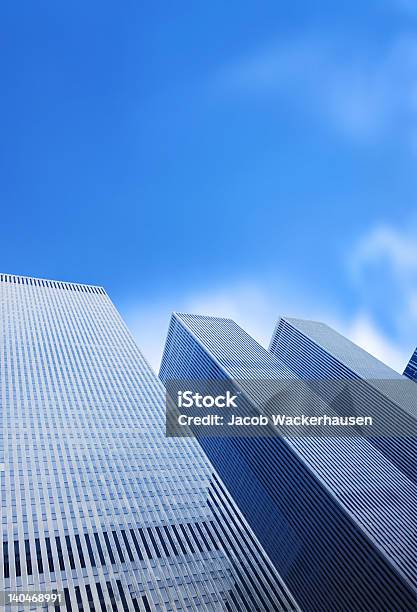 Low Angle View Of Office Buildings Stock Photo - Download Image Now - Building Exterior, Directly Below, Modern