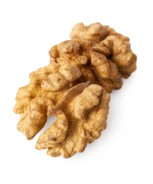 istock Group of whole peeled walnuts 1404693851