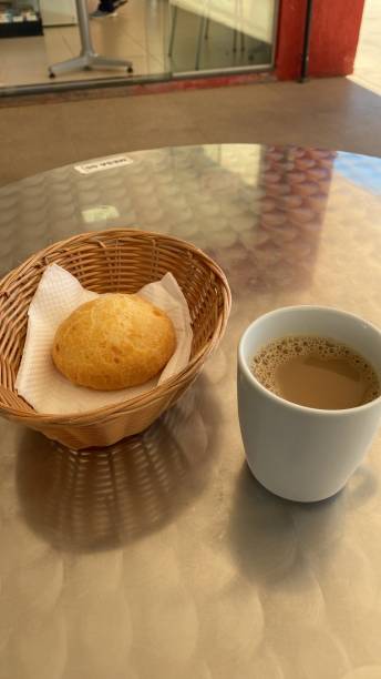 istock coffee with milk - cheese and bread 1404695006