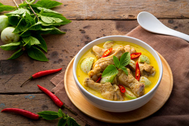 istock Thai Green Curry With chicken drumsticks 1404695918