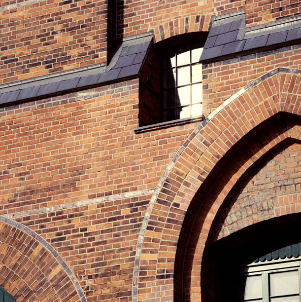 istock Cut-out of a harbour warehouse in Hamburg 1404697575