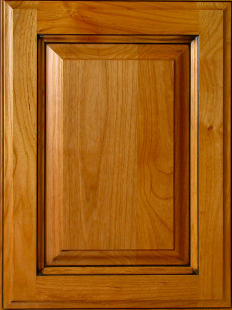 Alder Cabinet Door stock photo