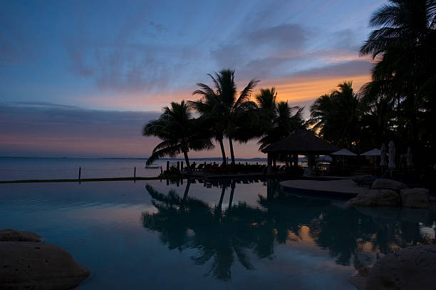 istock Fijian Sunrise by the Pool 140470027