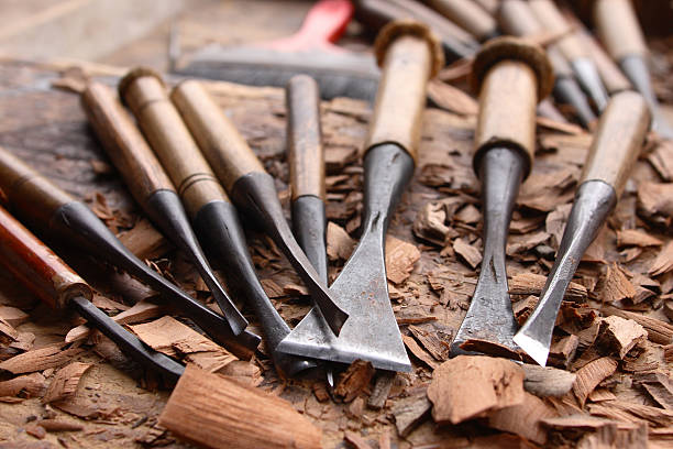 istock close up of woodworking tools 140470086