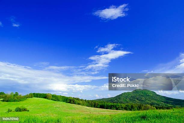 Meadow With Clouds Stock Photo - Download Image Now - Agricultural Field, Agriculture, Backgrounds