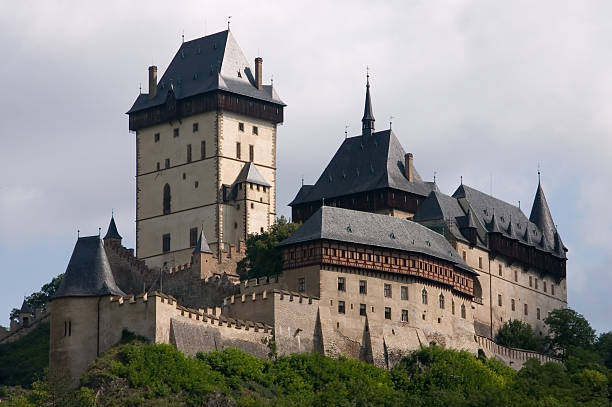 istock Czech royal castle Carlstejn 140470368