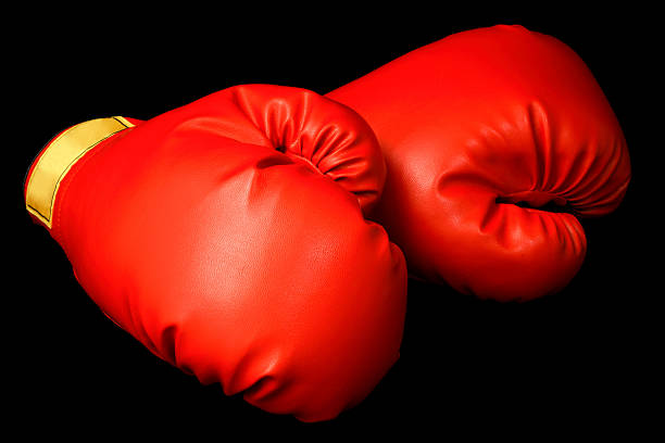 istock Boxing Gloves Isolated on Black 140470632