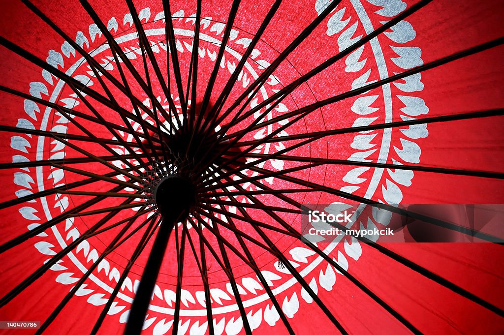 아래의 분재 우산 - 로열티 프리 바로 아래서 올려다보기 스톡 사진