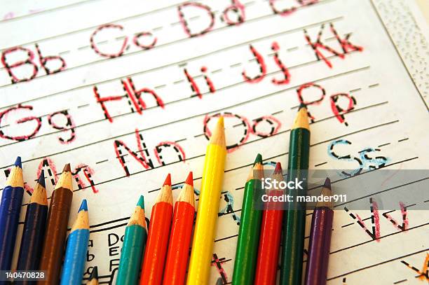 Learning Abcs Stock Photo - Download Image Now - Alphabet, Art, Art And Craft