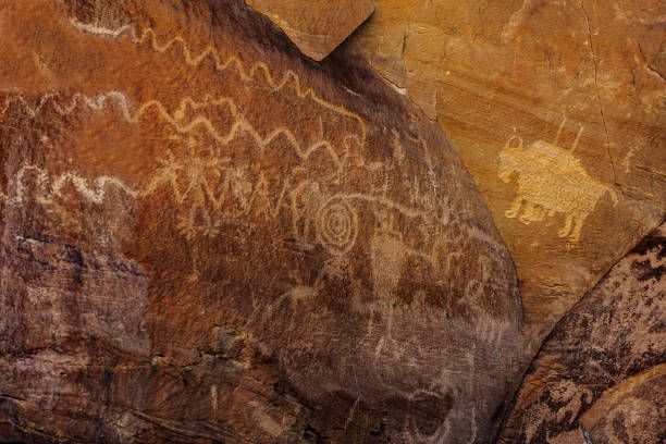 istock Fremont Indian Culture Ancient Rock Art Panel 1404711995