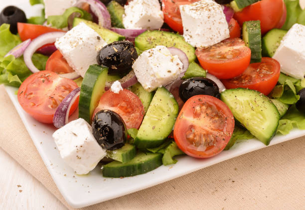 istock Traditional fresh greek salad 1404712848