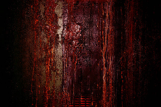 tränendes wand/abstrakt strukturierten hintergrund - rust fungus rusty metal textured stock-fotos und bilder