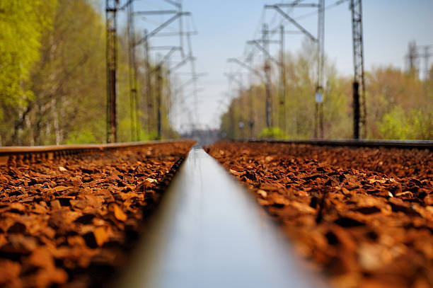 Rail stock photo