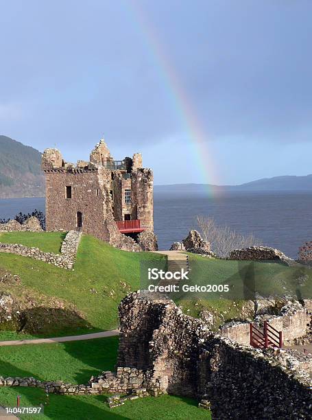 Photo libre de droit de Château Durquhart banque d'images et plus d'images libres de droit de Arc en ciel - Arc en ciel, Armée, Bataille