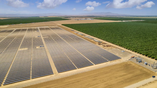 Solar Farm in Farmland