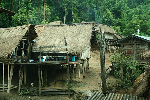 istock Rural village in the forest 140471946