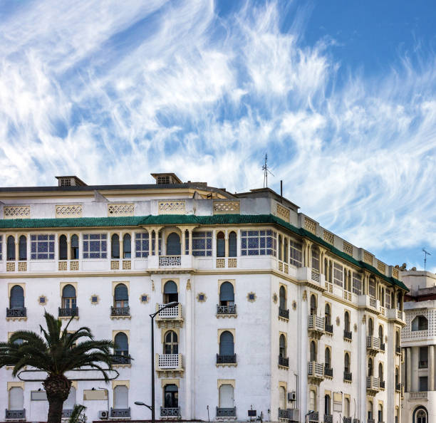 istock Casablanca, Morocco. Historical hotel building 1404720037