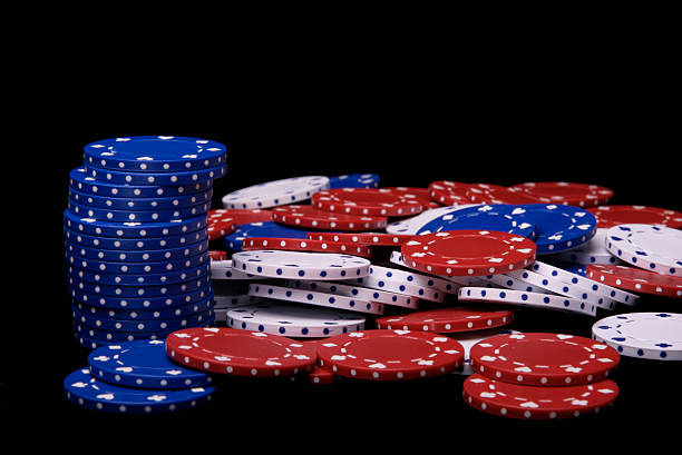 Poker Chips stock photo