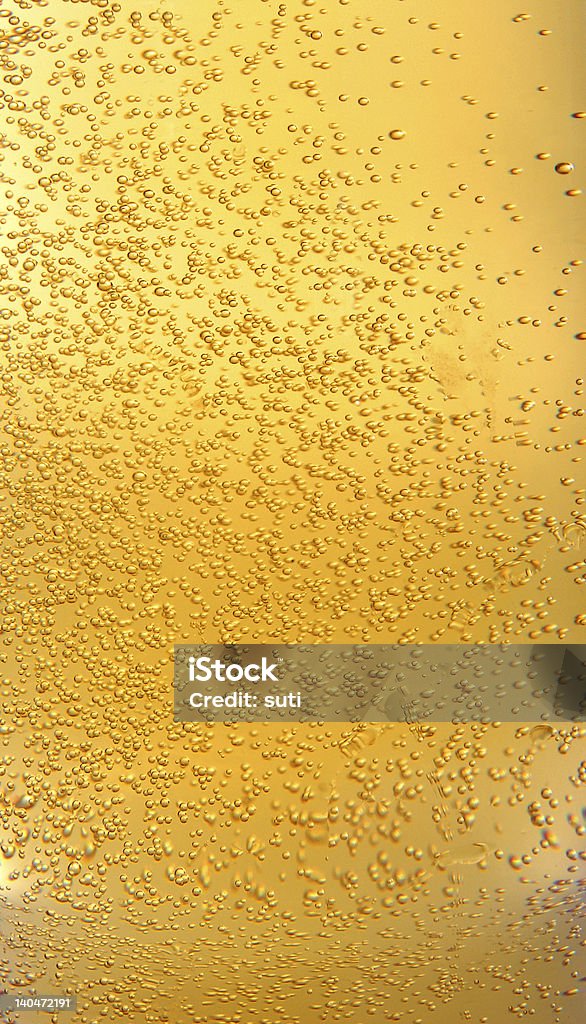 Cerveja e bolhas - Royalty-free Amarelo Foto de stock