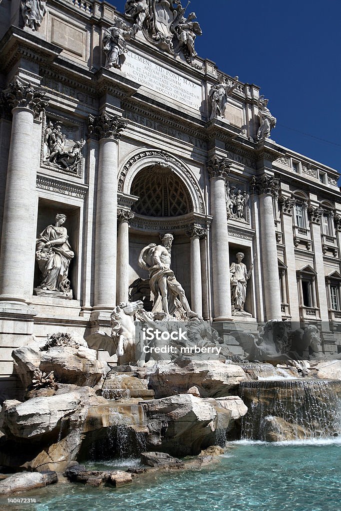 Fontana di trevi, Roma - Foto de stock de Adulação royalty-free