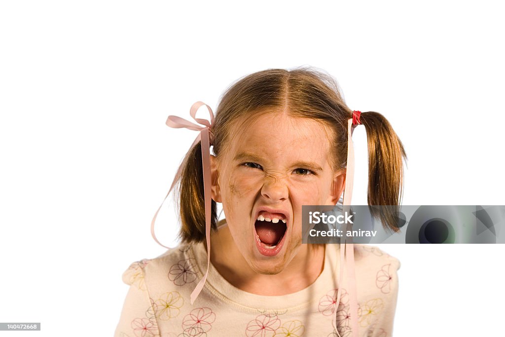 Suja criança série-a Criança Mal-Educada - Royalty-free Acesso de raiva Foto de stock