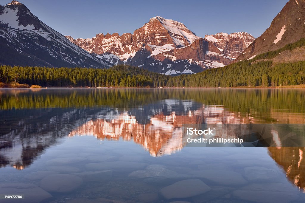 Monte Gould, parque nacional de los Glaciares - Foto de stock de Montana libre de derechos