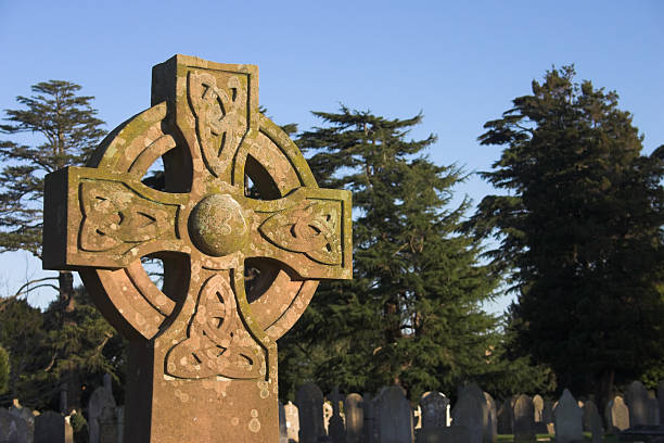 celtic cross stock photo