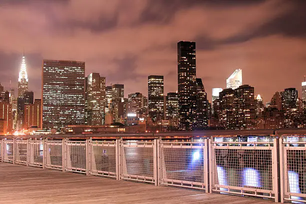 Photo of Manhattan skyline at Night