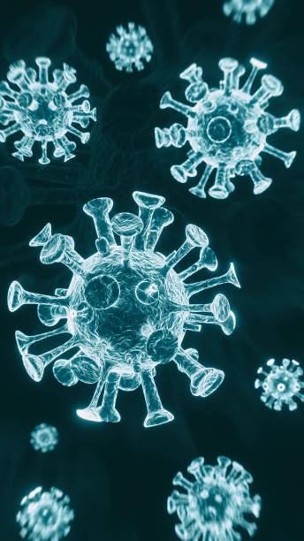 Image of monkeypox virus stock photo