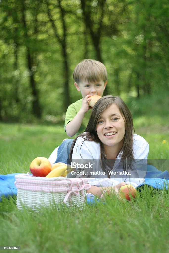 Família Piquenique - Royalty-free 2-3 Anos Foto de stock