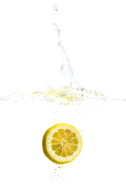 Schizzare limone - foto stock