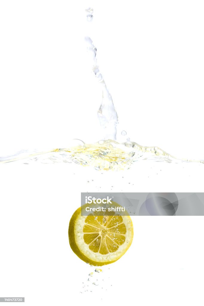 Splashing Lemon Splashing Lemon. Lemon - Fruit Stock Photo