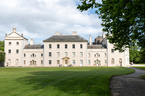 Mottisfont, Hampshire, United Kingdom -June 9, 2019: Mottisfont Abbey - a historical priory and country estate