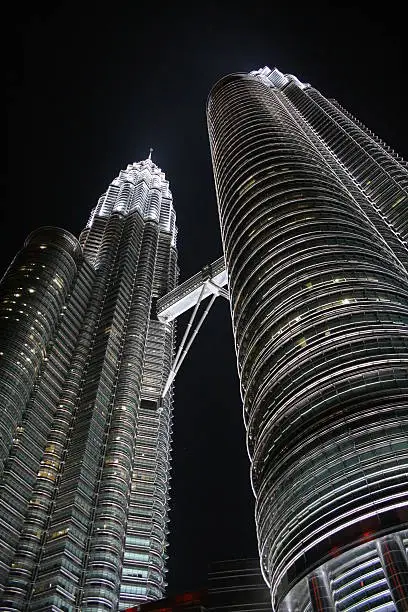 Petronas Twin Towers in downtown Kuala Lumpur, Malaysia