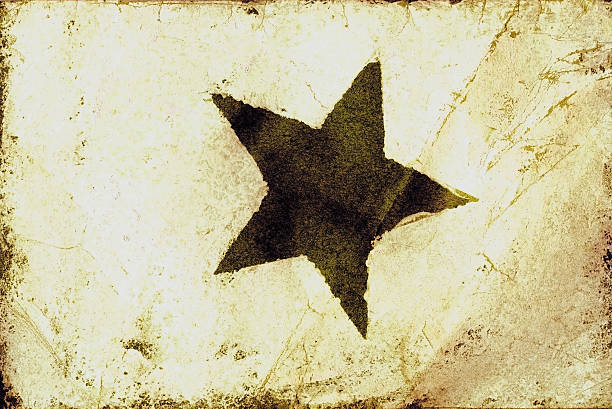 Grunge Star Texture stock photo