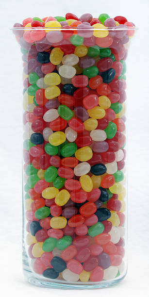 istock Jelly beans in simple vase 140474581