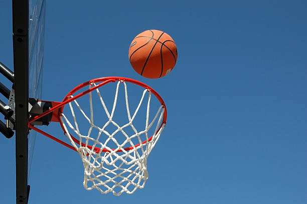 istock Basketball Shot on Basket 140474803