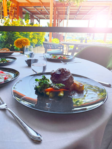 Healhty and fresh summer dinner